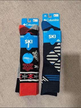 NWT - 3 Pairs - Columbia Ski Socks